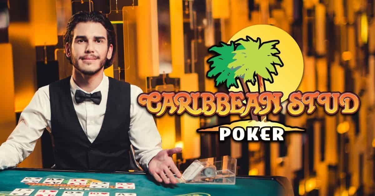 Caribbean Stud Poker online game logo by Evolution on 22bet-at.eu
