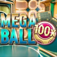 Mega Ball 100x game by Evolution – logo hosted on 22Bet